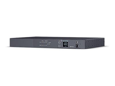 CyberPower Metered ATS Series PDU24004 - Strømfordelerenhet (kan monteres i rack) - AC 200-240 V - enkeltfase - serial - inngang: 2 x IEC 60320 C14 -