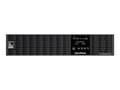 Miniatyrbilde 5 av 5: CyberPower OL2200ERTXL2U - UPS (rackmonterbar/ekstern) - AC 200/208/220/230/240 V - 2000 watt - 2200 VA - blysyre - USB, serial - utgangskontakter: 9