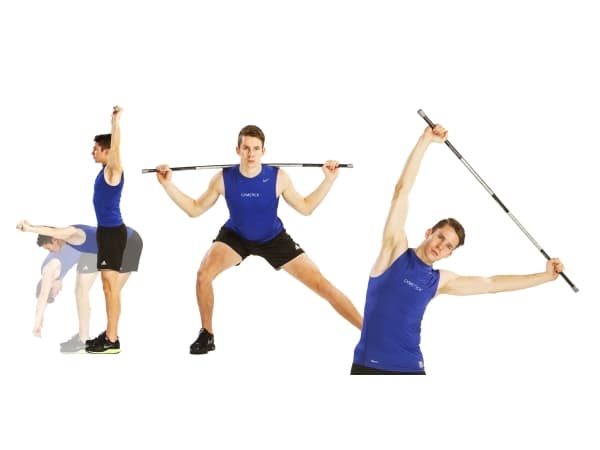 Gymstick Stretching Stick -venyttelykeppi, 131 cm