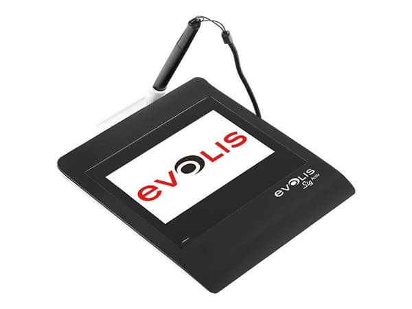 Evolis Sig Activ - Signaturterminal med LCD-bildskärm - 6.4 x 10.8 cm - elektromagnetisk - kabelansluten - USB Svart
