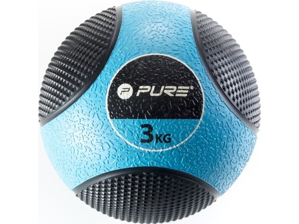 Pure Medicine ball svart og blå 3 kg (20660285)