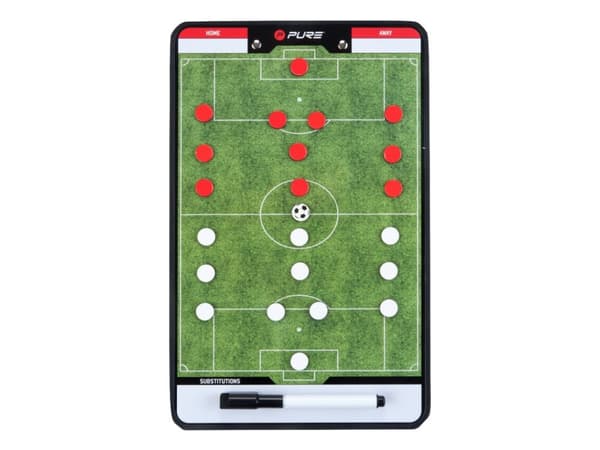 Pure2improve Soccer Trainingsboard, Magnetisk taktikkbrett, Fotball, Plast, CE