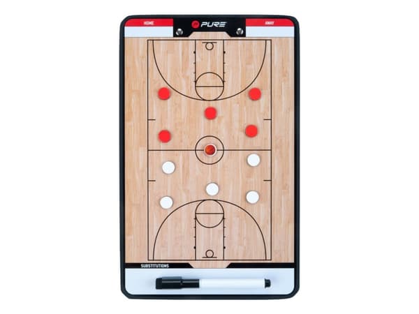 Pure2improve Basketball Trainingsboard, Magneettitaktiikkataulu, Koripallo, Muovi, CE