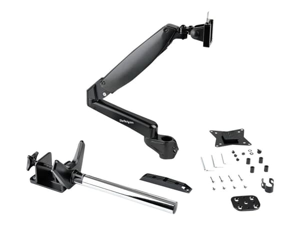 StarTech.com ARMPIVOTE2 montering/stativ for skjerm 124,5 cm (49") Klemmer Sort