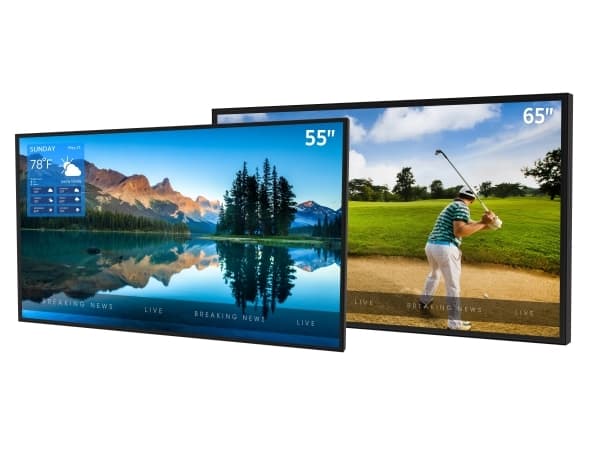 Peerless Xtreme High Bright XHB553 - 55" Diagonalklasse (54.6" synlig) LED-bakgrunnsbelyst LCD-skjerm - intelligent skilting utendørs - full sol 1920