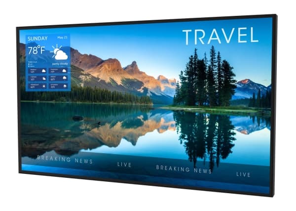 Peerless Xtreme High Bright XHB553 - 55" Diagonalklasse (54.6" synlig) LED-bakgrunnsbelyst LCD-skjerm - intelligent skilting utendørs - full sol 1920