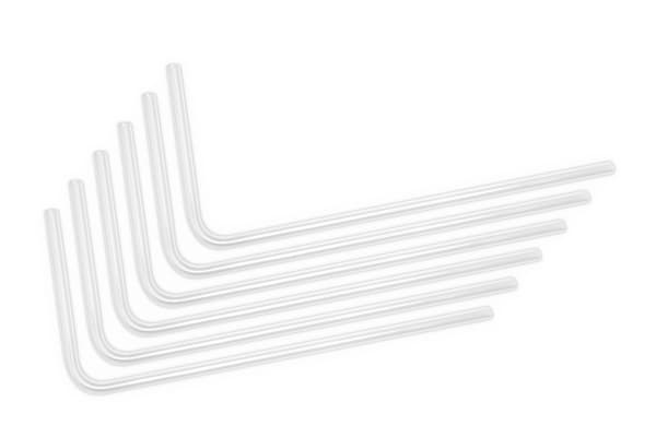 EK Water Blocks 3831109826041, Slangesett, Akryl, Gjennomsiktig, 1/4", 90°, 1,2 cm