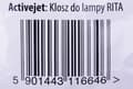 Miniatyrbilde 4 av 5: Activejet 5901443116646, Lampeskjerm, Ecru (farge), Glass, Lampa Rita, Soverom, Spise rom, Hjemme kontor, Stue, Kontor, 150 mm