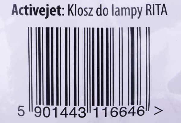 Activejet 5901443116646, Lampeskjerm, Ecru (farge), Glass, Lampa Rita, Soverom, Spise rom, Hjemme kontor, Stue, Kontor, 150 mm