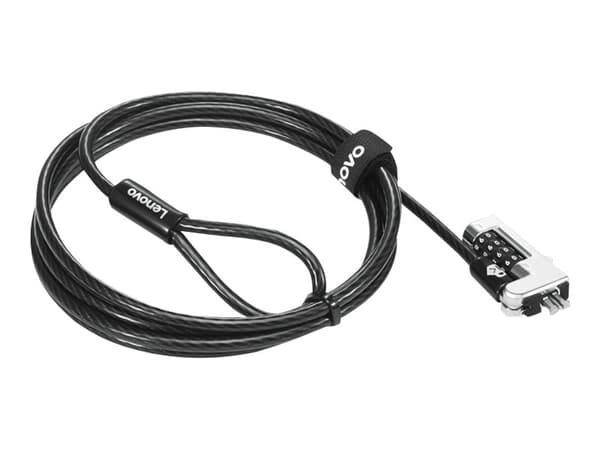 Kensington NanoSaver Combination - Säkerhetskabellås - svart - för ThinkBook 14s Yoga G2 IAP; ThinkPad L13 Yoga Gen 3; L15 Gen 3; P1 Gen 5; T14s Gen