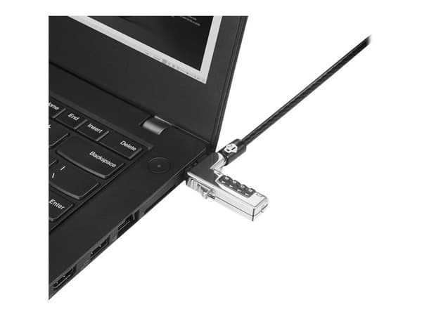 Kensington NanoSaver Combination - Säkerhetskabellås - svart - för ThinkBook 14s Yoga G2 IAP; ThinkPad L13 Yoga Gen 3; L15 Gen 3; P1 Gen 5; T14s Gen