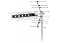 Miniatyrbilde 2 av 4: Antena SDA 611 DVB-T2/T 12dB 75Ohm 4G LTE