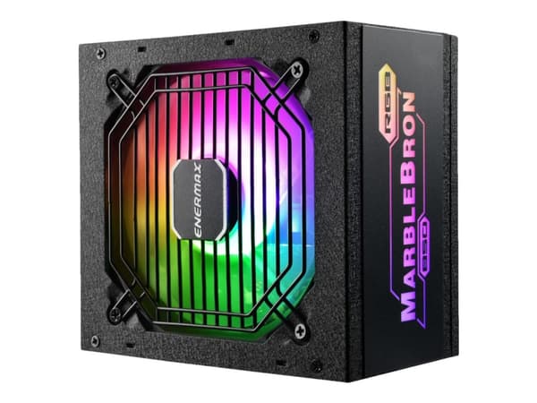 Enermax MarbleBron EMB850EWT-RGB - Strømforsyning (intern) - ATX12V 2.4 - 80 PLUS Bronze - AC 100-240 V - 850 watt - aktiv PFC