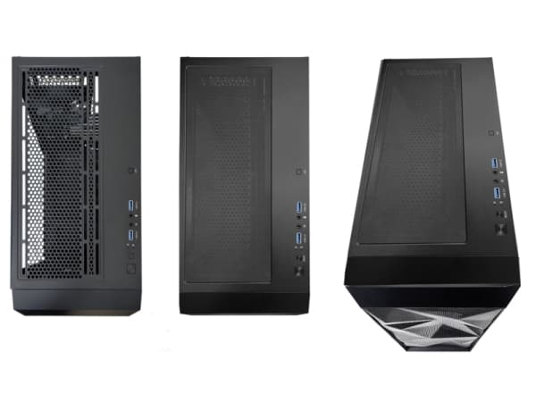 Xilence Performance A + X712.RGB - Mid tower - ATX - sidepanel med vindu (herdet glass) - ingen strømforsyning (ATX) - svart