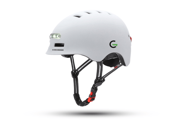 GORUNNER LED HJELM WHITE L