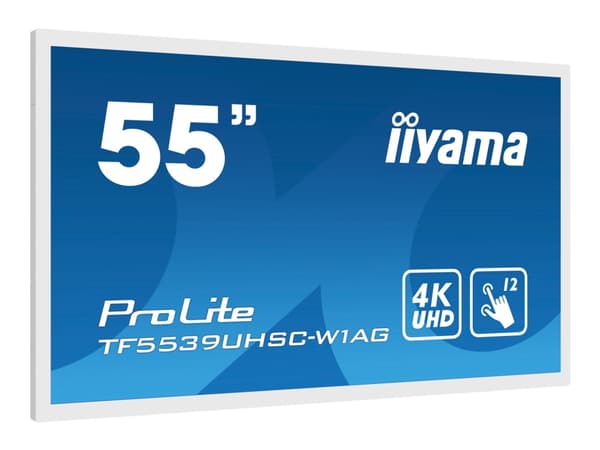 iiyama ProLite TF5539UHSC-W1AG - 55" Diagonalklasse LED-bakgrunnsbelyst LCD-skjerm - interaktiv digital skilting - med pekeskjerm (multiberørings) -