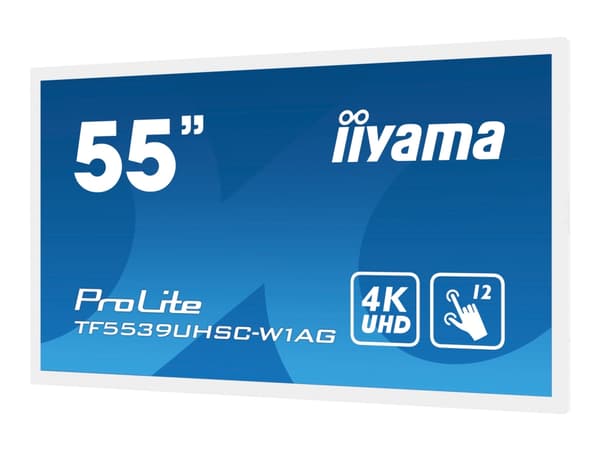 iiyama ProLite TF5539UHSC-W1AG - 55" Diagonalklasse LED-bakgrunnsbelyst LCD-skjerm - interaktiv digital skilting - med pekeskjerm (multiberørings) -