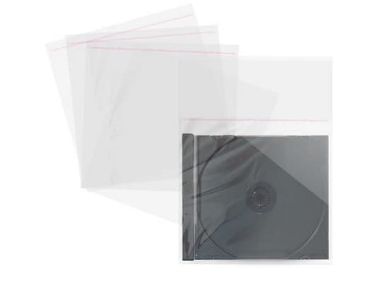 MediaRange BOX04, Sleeve til laptop, 1 disker, Gjennomsiktig, Plast, 120 mm, Støvresistent