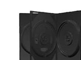 MediaRange BOX15, 50 x DVD-boks, 3 diske, Sort, Plastik, 120 mm, 136 mm