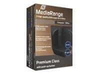 MediaRange Retail pack 6er-DVD-Box - Lagring - DVD-fodral - kapacitet: 6 CD/DVD (paket om 5)