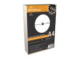 MediaRange - Vit - CD (15 x 118 mm) 100 etikett(er) (50 ark x 2) CD/DVD-etiketter