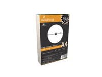 MediaRange - Vit - CD (15 x 118 mm) 100 etikett(er) (50 ark x 2) CD/DVD-etiketter