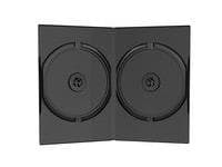 MediaRange BOX12, DVD-fodral, 2 diskar, Svart, Plast, 120 mm, RoHS