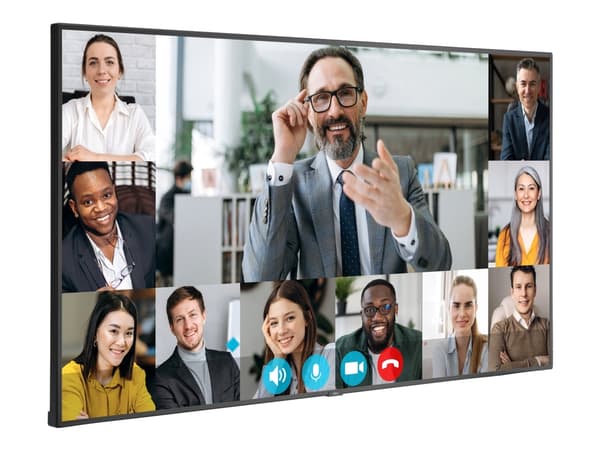 NEC MultiSync C750Q - 75" Diagonalklasse C Series LED-bakgrunnsbelyst LCD-skjerm - intelligent skilting - 4K UHD (2160p) 3840 x 2160 - HDR - kantbely