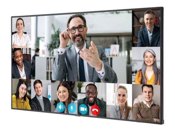 NEC MultiSync C750Q - 75" Diagonalklasse C Series LED-bakgrunnsbelyst LCD-skjerm - intelligent skilting - 4K UHD (2160p) 3840 x 2160 - HDR - kantbely