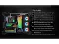 Miniatyrbild 1 av 2: Raijintek ANTILA PURE R100B Reservoir, 172,5mm, ARGB - black