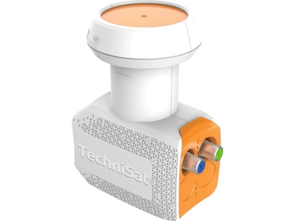 TechniSat UNIX Twin LNB, F, 150 mA, Oransje, Hvit, -30 - 70 °C