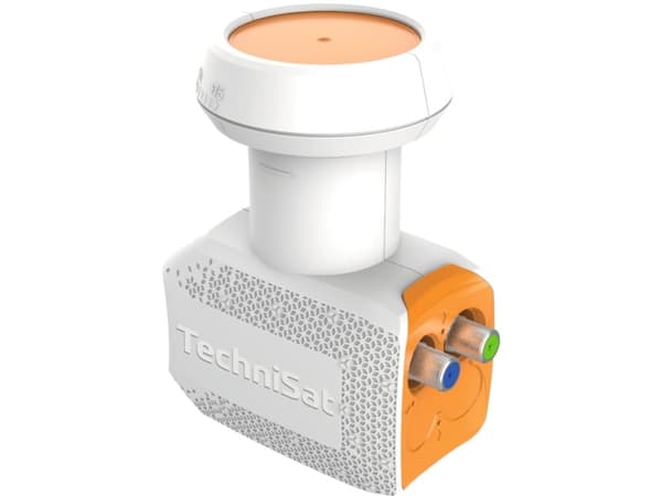 TechniSat UNIX Twin LNB, F, 150 mA, Oransje, Hvit, -30 - 70 °C