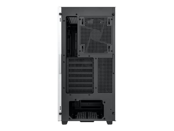 DeepCool CK500 WH - Mid tower - utökad ATX - genomskinlig sidopanel (härdat glas) - ingen strömförsörjning (ATX / PS/2) - vit - USB/ljud