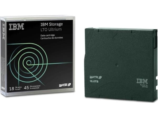IBM - LTO Ultrium 9 - 18 TB / 45 TB - uetikettert - grønn