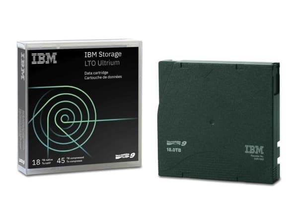 IBM - LTO Ultrium 9 - 18 TB / 45 TB - uetikettert - grønn