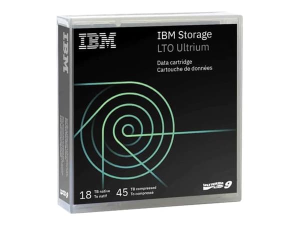IBM - LTO Ultrium 9 - 18 TB / 45 TB - uetikettert - grønn