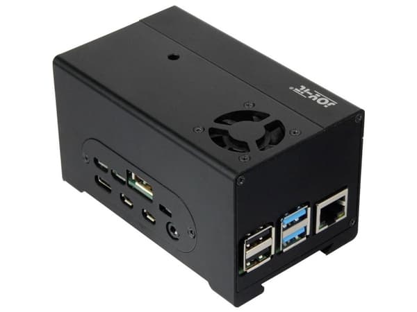 Joy-it UPS PC Raspberry Pi® 4 B 4 GB 4 x 1,5 GHz sis. kotelon, sis. virtalähteen, sis. HDMI-kaapelin, sis. Noobs OS, sis. jäähdytyselementin, sis. Ra