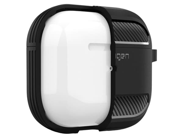 Spigen Rugged Armor, Etui, Polykarbonat (PC), Termoplastisk polyuretan (TPU), 28,4 g, Sort