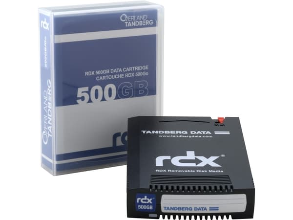 Overland Tandberg RDX QuikStor - RDX HDD-kasetti - 500 GB - Tandberg Data RDX QuikStation 4, RDX QuikStation 8, RDX QuikStor -tietokoneisiin