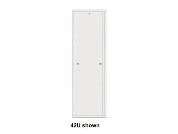 Intellinet 715416, Itseseisova teline, 42U, 600 kg, Näppäinlukko, Säädettävät jalat, 105,4 kg