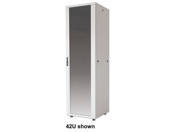 Intellinet 715416, Itseseisova teline, 42U, 600 kg, Näppäinlukko, Säädettävät jalat, 105,4 kg