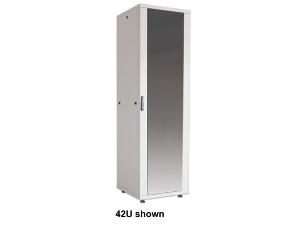 Intellinet 715416, Itseseisova teline, 42U, 600 kg, Näppäinlukko, Säädettävät jalat, 105,4 kg