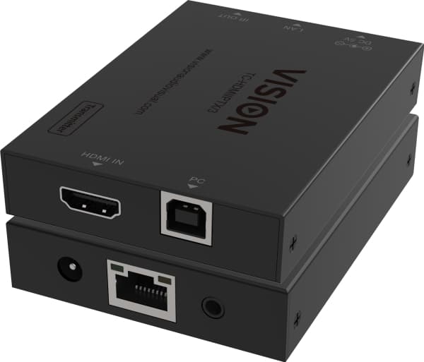 Vision TC-HDMIIPTX/3 - KVM / lyd / infrarød forlenger - sender - over CAT 6 - USB - opp til 150 m