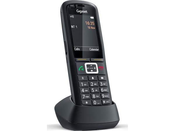 Gigaset R700H PRO, DECT-puhelin, Johdoton puhelin, 500 entries, Soittajan tunnistus, Tekstiviestijärjestelmä (SMS), Musta