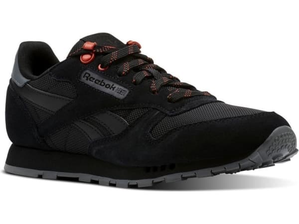 Reebok kids classic leather shoes black s. 35 (cn4705)