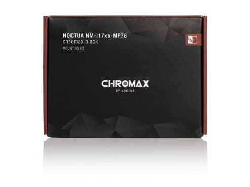 Noctua NM-I17XX-MP78 chromax.black, Monteringssats, Svart, LGA 1700, Noctua NH-U14S, NH-U12A, NH-U12S, NH-U12S chromax.black, NH-U12S SE-AM4, NH-U12S