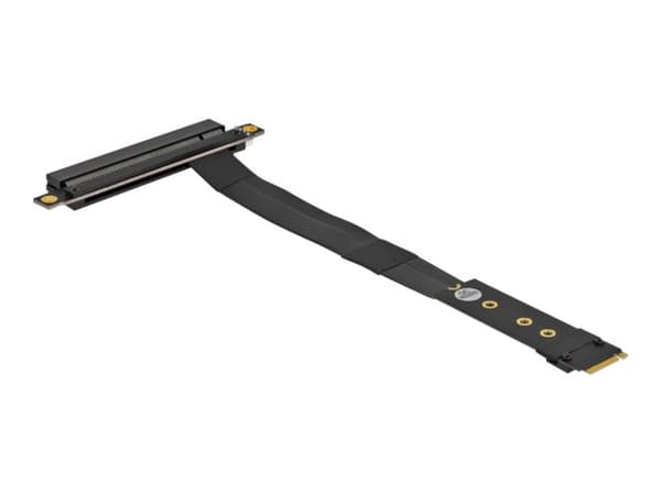 Delock M.2 Key M to PCIe x16 NVMe - Gränssnittsadapter - PCIe 3.0 x16 (NVMe) - M.2 Card Svart