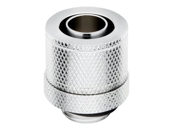 CORSAIR Hydro X Series XF Compression Fitting - Armatur for væskekjølesystem - krom (en pakke 4)