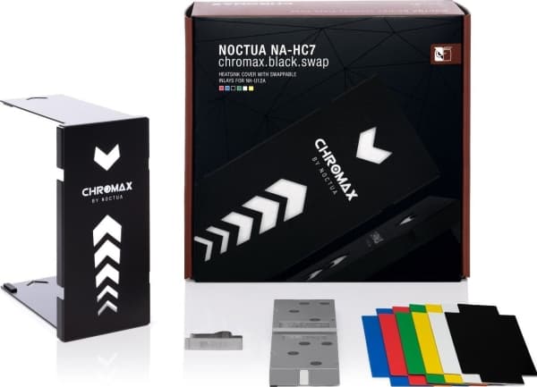 Noctua NA-HC7, Monteringsplate, Sort, 175 mm, 75 mm, 195 mm, 261 g