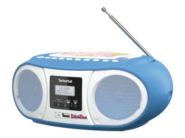 TechniSat DIGITRADIO 1990 Bibi & Tina, Digitaalinen, DAB+, FM, 87,5 - 108 MHz, 174 - 240 MHz, Soitin, CD